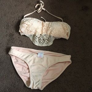 Peachy cream colored bikini Swimsuit